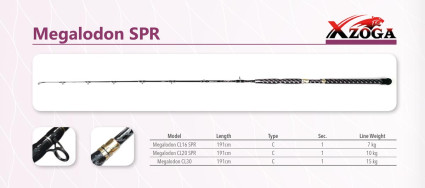 Štap za ribolov: Xzoga Megalodon CL16 SPR